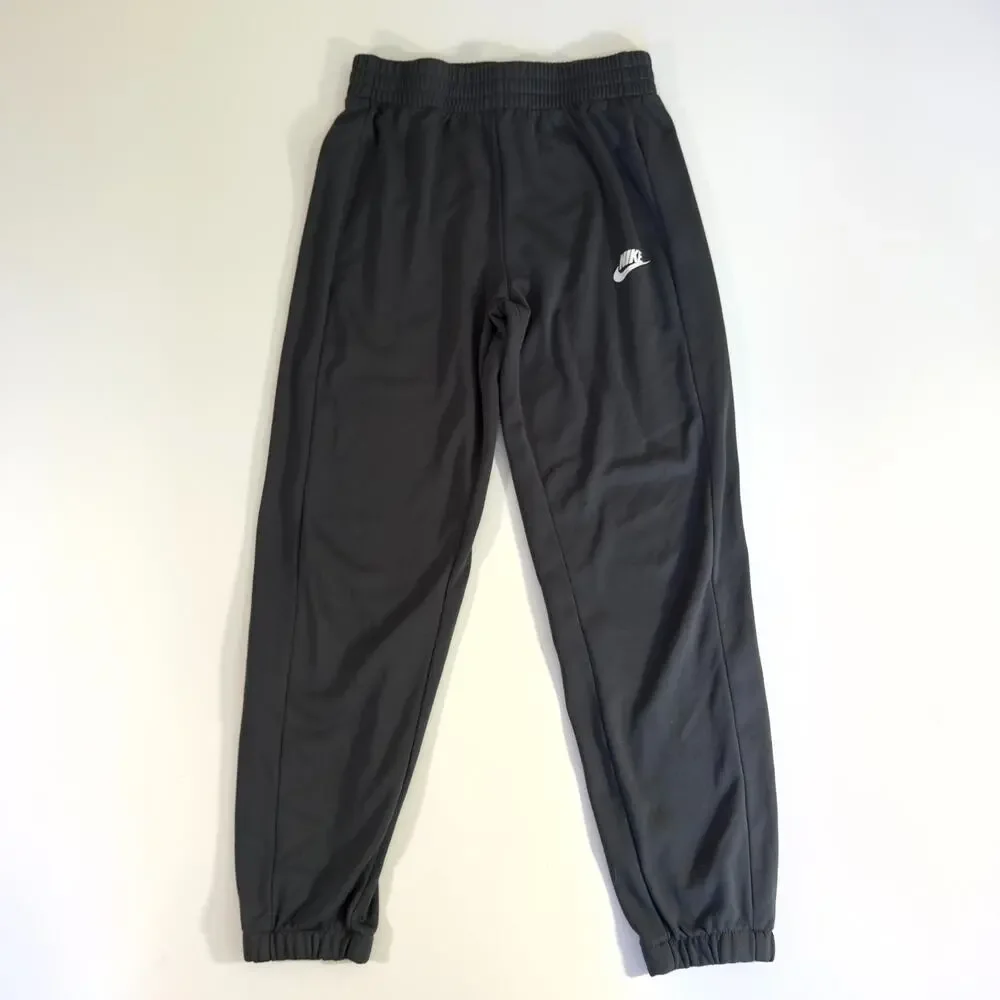 Nike Youth Large Dri Fit Joggers Dark Gray Lightweight Running Sweatpants